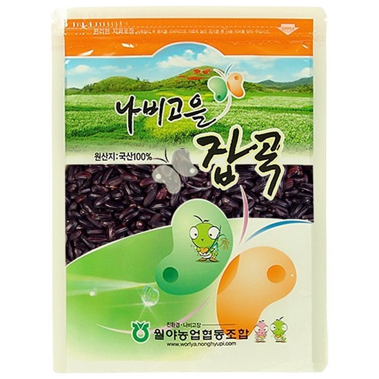 함평월야농협 나비고을 흑미 1kg (1개)