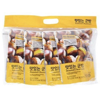 노브랜드 맛있는군밤 100g (24개)_이미지