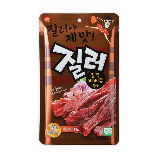 샘표식품 질러 갈릭바베큐 육포 70g (5개)