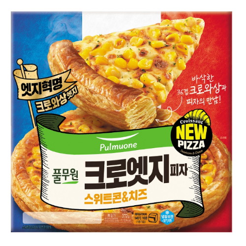 풀무원 크로엣지 스위트콘&치즈 372g (1개)_이미지