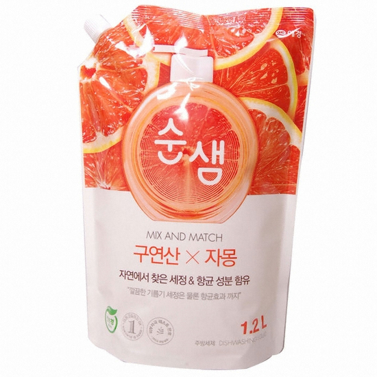 애경 순샘 ㅤ구연산 X 자몽 1.2L (10개)_이미지