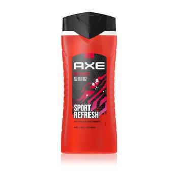 액스(AXE) 3in1 샤워젤 스포츠 리프레쉬 400ml (1개)_이미지