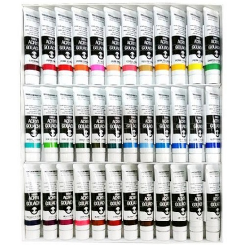 Turner 아크릴 과슈 물감 20ml (36색)_이미지