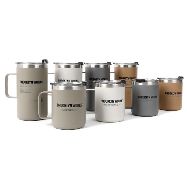 브루클린웍스 스테인리스 더블월 이중 머그컵 (532ml)_이미지