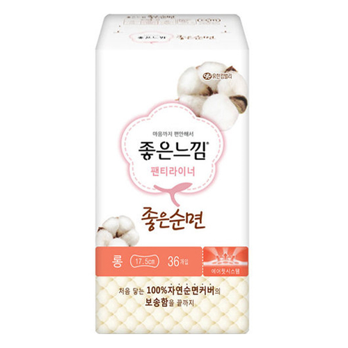 좋은느낌 좋은순면 팬티라이너 롱 36개이미지입니다. 누르면 해당 게시물로 새창이동합니다.