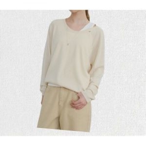 ����� Peony wool U-neck knit U250118 647378