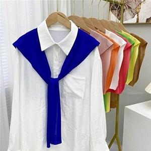 셀러허브 패션 JHQSYIGQ_51IB 시스루 어깨숄 가디건 LM-0579