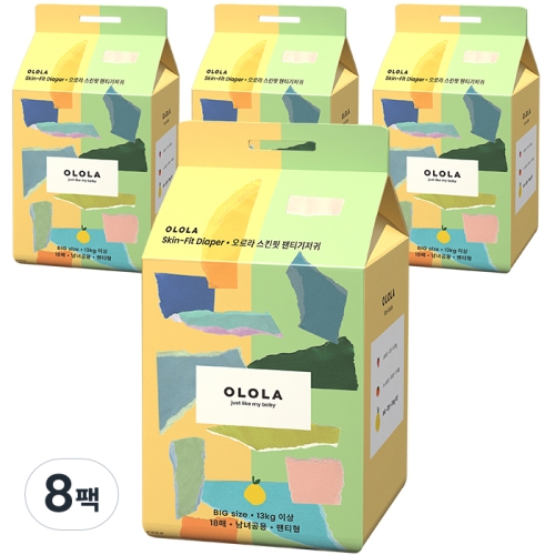 오로라 스킨핏 팬티 6단계 점보형 공용 (144매)_이미지