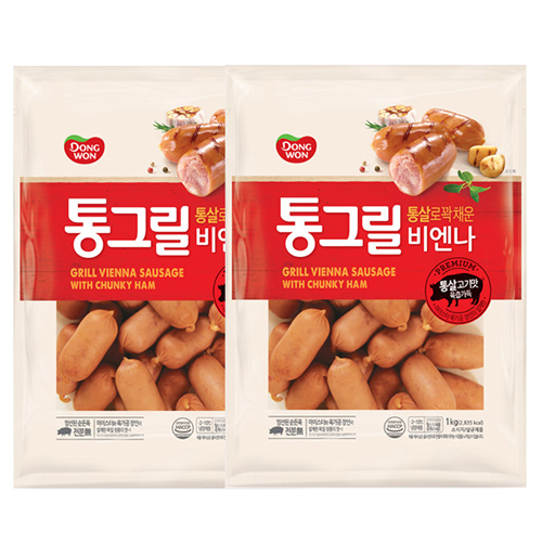 동원F&B 통그릴 비엔나 1kg (2개)_이미지