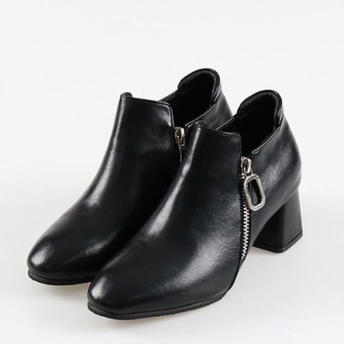 타미지 여성 소가죽 부티 앵클부츠 TW21317-BRN