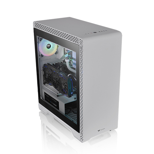 써멀테이크 S500 강화유리 (스노우)_이미지