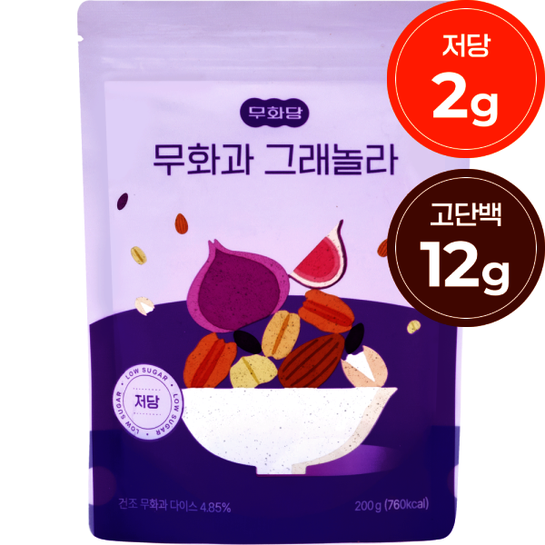 무화당 저당 프로틴 무화과 그래놀라 200g (1개)_이미지