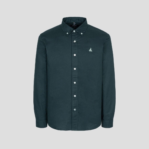 빈폴 남녀공용 에센셜 옥스퍼드 솔리드 셔츠_BC5764E05M_이미지