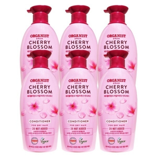 오가니스트 체리블라썸 수분영양 컨디셔너 500ml (6개)_이미지