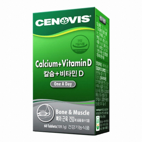 세노비스 칼슘+비타민D 60정 (2개)