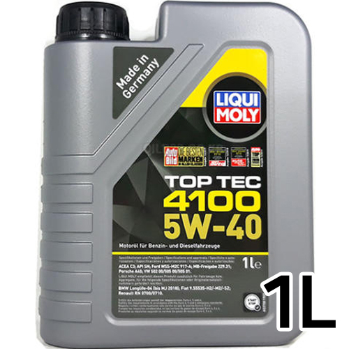 리퀴몰리 탑텍 4100 5W40 1L