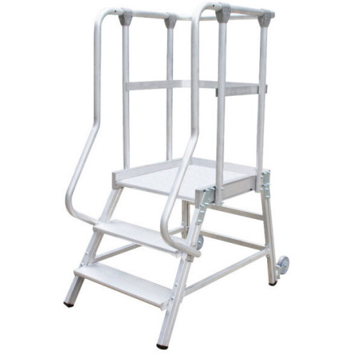 금창산업 원터치 자동잠금 안전작업대 AUTOEL (FG03(3단))_이미지