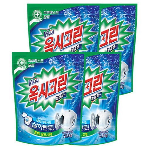 옥시크린 분말형 리필 2.5kg (4개)_이미지