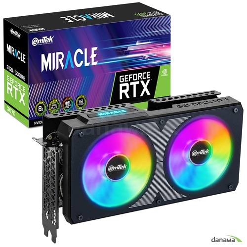 이엠텍 지포스 RTX 3070 MIRACLE D6 8GB