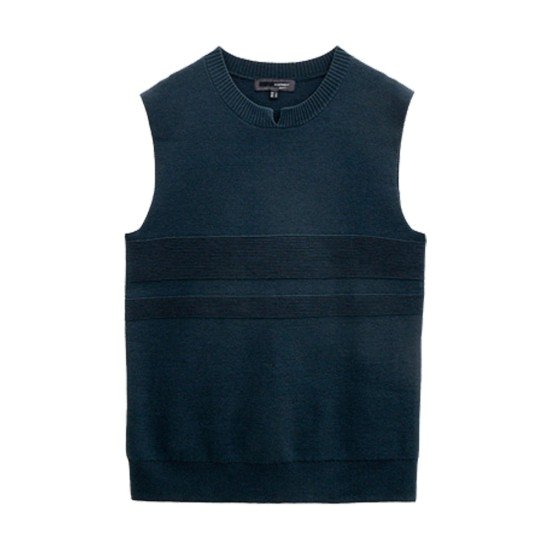 남성 크루넥 니트 베스트 3022104040334