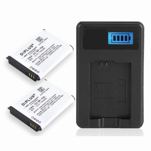 퓨어클리어 삼성전자 BP-70A 호환 LCD 충전키트 (호환배터리 2개)