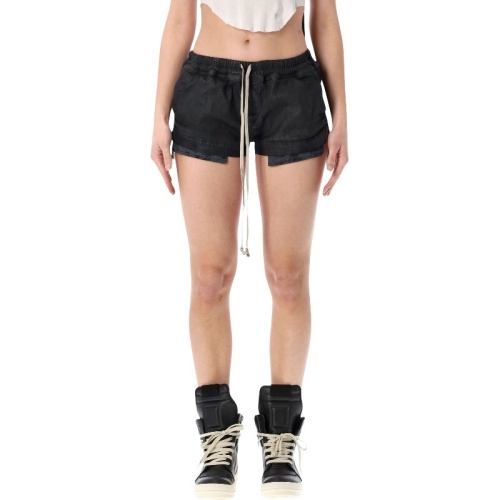 우바 다크쉐도 이릭오웬스 드로우스트링 웨이스트 루즈 쇼츠 DS01F4319SDBK 09_이미지