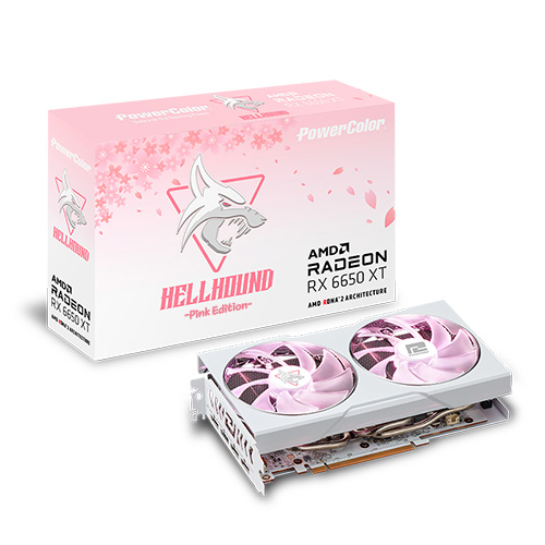 PowerColor 라데온 RX 6650 XT Pink Edition D6 8GB_이미지