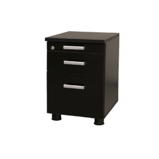 잠금형 이동 3단 서랍장 400