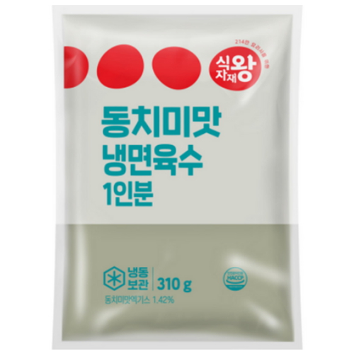 식자재왕 동치미맛 냉면육수 310g (6개)_이미지