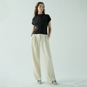 라플리 투턱 와이드 롱팬츠_LWPTM223005