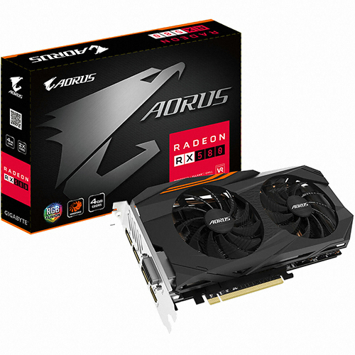 GIGABYTE AORUS 라데온 RX 580 D5 4GB (해외구매)