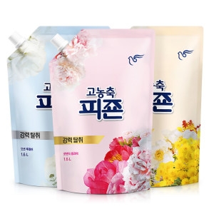 피죤 로맨틱 플라워 1.6L + 오션 후레쉬 1.6L  + 써니 가든 1.6L_이미지