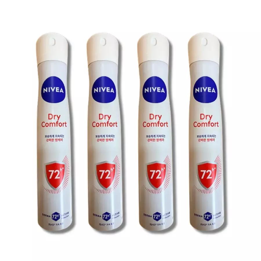 니베아 데오드란트 스프레이 드라이 콤포트 200ml (4개)_이미지