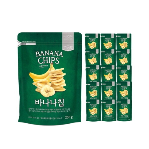 리치팜너트 바나나칩 230g (16개)_이미지
