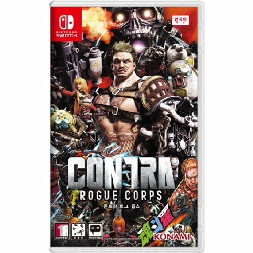 KONAMI 콘트라 로그 콥스 SWITCH