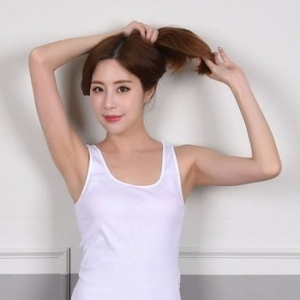 TRY 백색 순면 여성 런닝 여자메리야스 2개_WB6CE3D_이미지