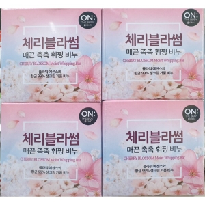 체리블라썸 매끈 촉촉 휘핑 비누 4입 세안비누