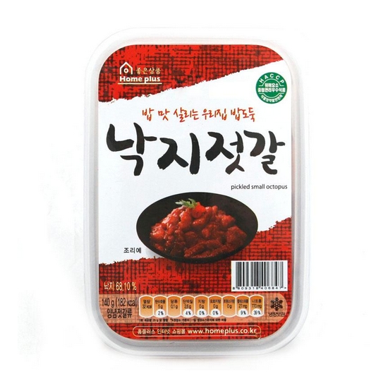 홈플러스 좋은상품 낙지젓갈 140g (1개)