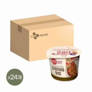 CJ제일제당 햇반 컵반 중화 마파덮밥 275g (24개)