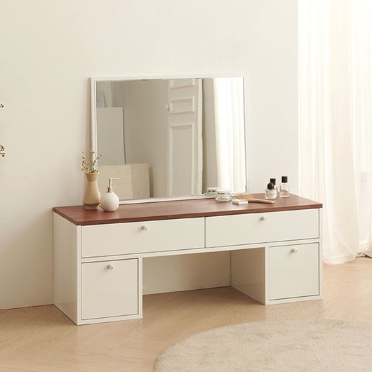 히트가구 L3113 좌식 서랍 화장대 1200_이미지