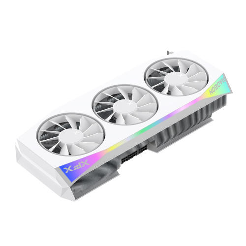 XFX 라데온 RX 9070 XT MERCURY RGB OC WHITE D6 16GB_이미지