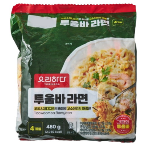 롯데마트 요리하다 투움바라면 120g (4개)_이미지