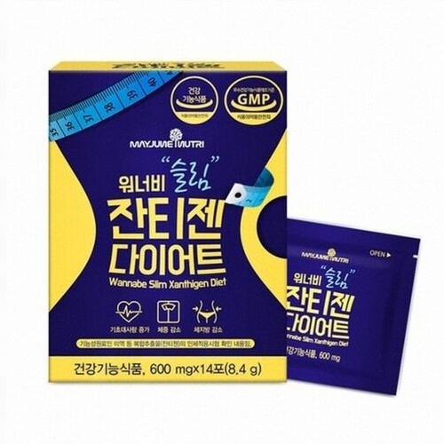  메이준생활건강 워너비 슬림 잔티젠 다이어트 14포 [1개]