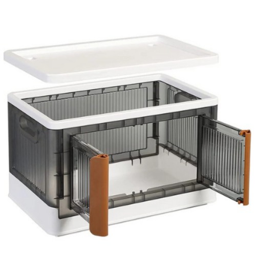 [불명] 오라플 프리미엄 오픈 양문형 이동식 폴딩박스 72L (1개)_이미지