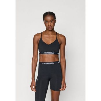 조던 INDY BRA Medium support sports bra black/white 7514002