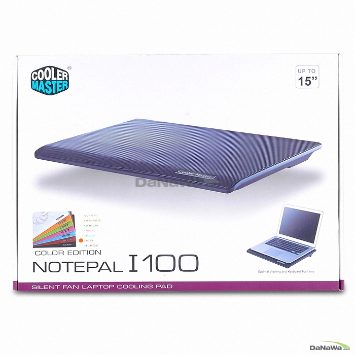 쿨러마스터 Notepal I100 - 파인인포 (레드)_이미지