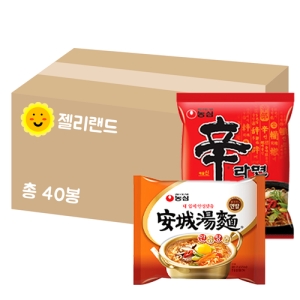 농심 신라면20개 + 안성탕면20개