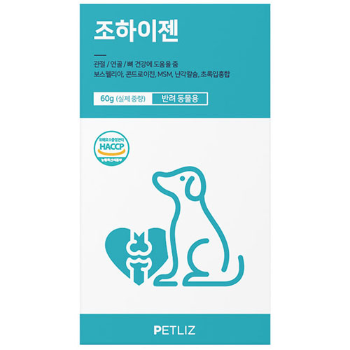 아크 펫리즈 조하이젠 종합영양제 60g (1개)