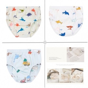 오가닉맘 마이디노+오샤크+포클렝남아브리프 삼각 3종세트 MKFUUP0742