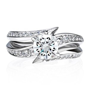 하나다이아몬드 1캐럿 천연다이아몬드 14k 18k 웨딩링 예물 결혼 반지 에스더 HNDR1C260